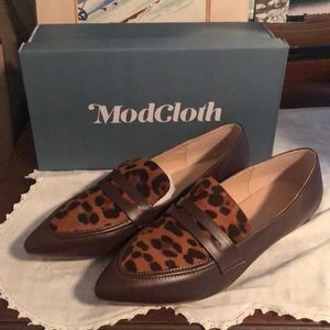 Cheetah Print Loafers NIB